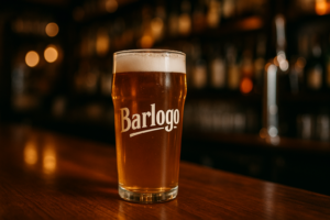 Bedruckte Biergläser für jede Bar